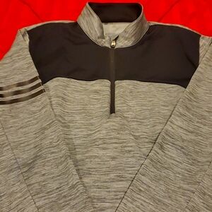 Adidas running q zip in large.